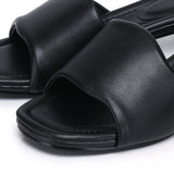 Sofia Comfy Slip On Heels (Black)