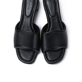 Sofia Comfy Slip On Heels (Black)