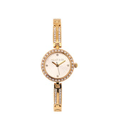 Yuna Rhinestone Analog Watch (Gold)