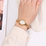 Ruby Classic Bracelet Analog  Watch (Gold)