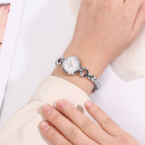 Anna Chain Strap Analog Watch (Silver)