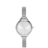 Vera Mesh Strap Analog Watch (Silver)