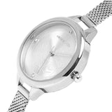 Vera Mesh Strap Analog Watch (Silver)