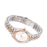 Darcy Metal Strap Analog Watch (Silver/Rose Gold)
