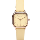 Ainsley Analog Watch (Light Yellow)