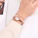 Rebecca Classic Bracelet Analog  Watch with Bracelet Set (Rose Gold)