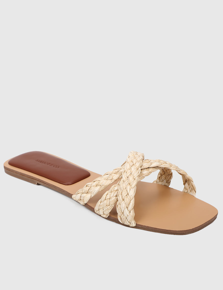 Kasandra Open Toe Sandals & Flip Flops (Russet)
