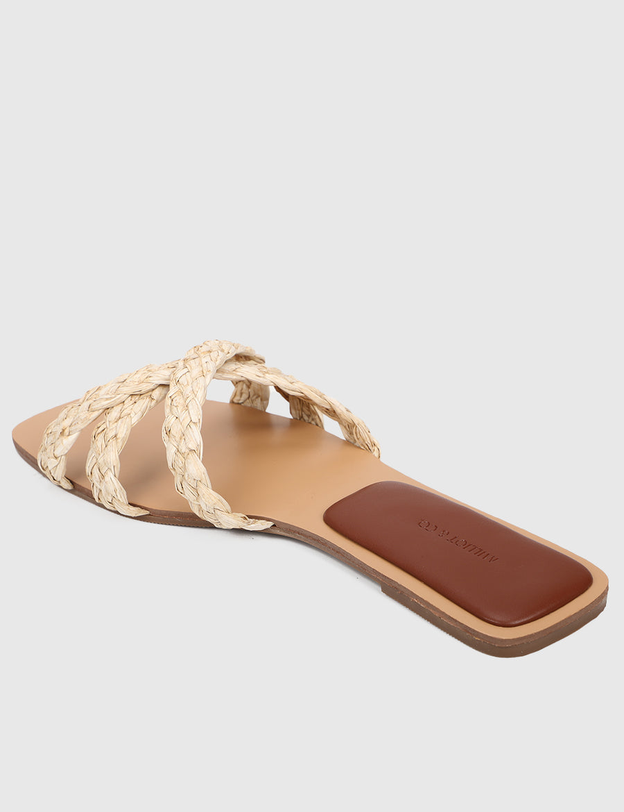 Kasandra Open Toe Sandals & Flip Flops (Russet)