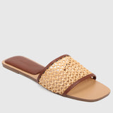 Kirsti Open Toe Sandals & Flip Flops (Russet)