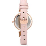 Sylvia Rose Gold Analog Watch with Bangle (Nude)