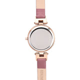 Sylvia Rose Gold Analog Watch with Bangle (Chestnut)