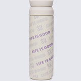 Smile Me Glad Tumbler Bottle (Beige)