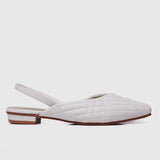 Weekend Vibes Flats & Ballerina (White)