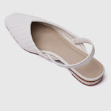 Weekend Vibes Flats & Ballerina (White)