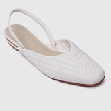 Weekend Vibes Flats & Ballerina (White)