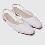 Weekend Vibes Flats & Ballerina (White)