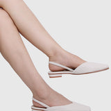 Weekend Vibes Flats & Ballerina (White)