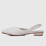 Weekend Vibes Flats & Ballerina (White)