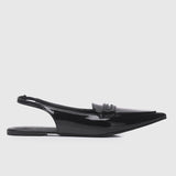 Gaia Slingback Flats & Ballerina (Black)