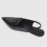 Gaia Slingback Flats & Ballerina (Black)