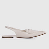 Gaia Slingback Flats & Ballerina (Nude)