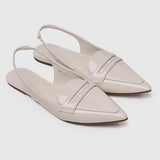 Gaia Slingback Flats & Ballerina (Nude)