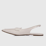 Gaia Slingback Flats & Ballerina (Nude)