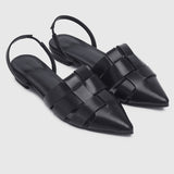 Miel Slingback Flats & Ballerina (Black)