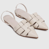 Miel Slingback Flats & Ballerina (Almond)