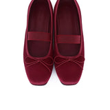 Celeste Flats & Ballerina (Maroon)