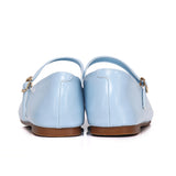 Aelia Rounded Toe Flats & Ballerina (Light Blue)