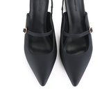 Eurig Pointed Toe Flats & Ballerina (Black)