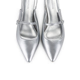 Eurig Pointed Toe Flats & Ballerina (Silver)