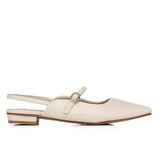 Eurig Pointed Toe Flats & Ballerina (Beige)