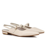 Eurig Pointed Toe Flats & Ballerina (Beige)