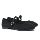 Iris Mary Jane Ballerina & Flats (Black)