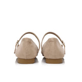 Iris Mary Jane Ballerina & Flats (Beige)