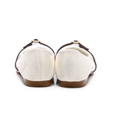 Aileen Patent Flats & Ballerina (White)