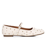 Lyla Ballerina & Flats With Stub (White)