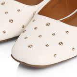 Lyla Ballerina & Flats With Stub (White)