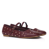 Lyla Ballerina & Flats With Stub (Maroon)