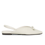 Aubrey Ballerina & Flats With Bow (White)