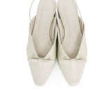 Aubrey Ballerina & Flats With Bow (White)