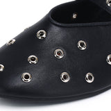 Raelynn Studded Ballerina & Flats (Black)