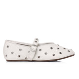 Raelynn Studded Ballerina & Flats (Beige)