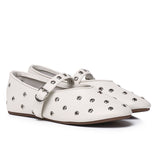 Raelynn Studded Ballerina & Flats (Beige)