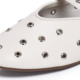 Raelynn Studded Ballerina & Flats (Beige)