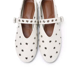 Raelynn Studded Ballerina & Flats (Beige)