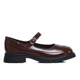 Adoy Mary Janes Ballerina & Flats (Brown)