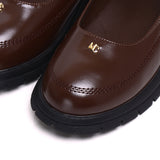 Adoy Mary Janes Ballerina & Flats (Brown)